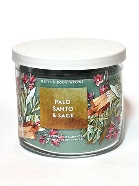 PALO SANTO & SAGE 3 Wick Candle